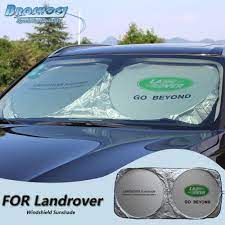Broshoo Car Windscreen Sunshade Front Window Sun Shade Windshield Visor Cover For Land Rover Range Rov Car Windshield Sun Shade Windshield Sun Shade Land Rover
