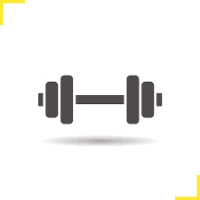 Dumbbell Icon Vector Gym Icon Fitness Logo Fitness Icon