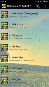 The quran and the explanation of the quran in many language, available in a simple and easy application. Al Quran Mp3 Full Offline For Android Apk Download