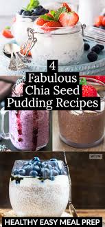 Instead of cereal, eat chia pudding. Chia Pudding Recipe 4 Ways Plant Based Keto Whole30