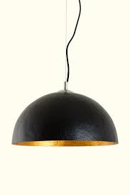 Pendelleuchte Mercurio Schwarz Gold Design Leuchten Lampe Schwarz Gold Lampen