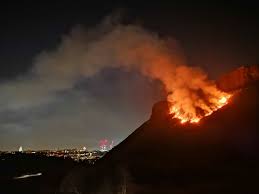 Arthur's seat, situated just a stone's throw from the city centre in holyrood park, is the remains of an ancient volcano and, at 250m high, it dominates the city's skyline. Here Are Some Of The Craziest Pictures From Arthur S Seat Late Night Blaze