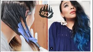 Avoid taking a hot shower. How To Color Your Hair At Home Diy Blue Hair Youtube