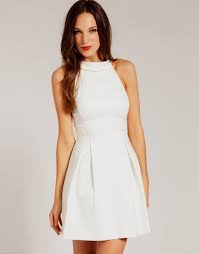 Modest White Confirmation Dresses For Juniors Casual Gowns Casual White Dress Casual Prom Dresses