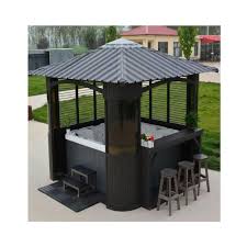 Entscheiden sie sich für einen eleo pavillon aus massivem schmiedeeisen, so erhalten sie sich ein langlebiges und robustes schmuckstück für ihren garten. Spa Garten Bar Zahler Metall Aluminium Rahmen Whirlpool Im Freien Spa Pavillon Buy Outdoor Spa Pavillon Garten Spa Pavillon Aluminium Pavillon Product On Alibaba Com