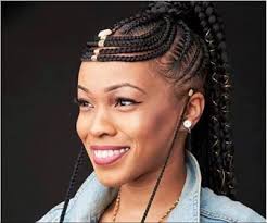 To style, blow dry the hair straight up and back, working a texturizing pomade in. Straight Up Braids Hairstyles 2019 Box Braids Fulani Braids Hairstyles Black Hair Bob Cut Box Braids
