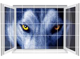 Photos, address, and phone number, opening hours, photos, and user reviews on yandex.maps. Fliesenaufkleber Fliesenbild Fenster Wolf Augen Bad Wc Fliesen Deko Medianlux Shop