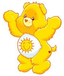 Funshine Care Bear Iron On Transfer 5 X 6 Only For Light Colored Fabric Yellow Care Bear Care Bear Sunshine Bear