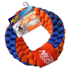 Now you can engage your dog in a pulling competition and enjoy the fruits of your labor. Nerf Nylon Round Braided Double Layered Rope Ring Dog Toy Medium Petco