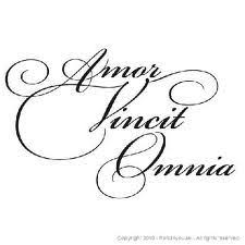 Amor Vincit Omnia Love Conquers All Writing Tattoos Amor Tattoo Love Conquers All