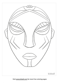 If your child loves interacting. African Mask Coloring Pages Free World Geography Flags Coloring Pages Kidadl