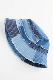 Uo Frayed Patchwork Bucket Hat Patchwork Bucket Hat Hats Denim Bucket Hat