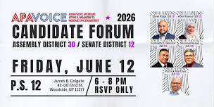 APA VOICE's AD 30/SD 12 Candidate Forum