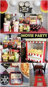 Movie Night Party Ideas Moms Munchkins Movie Birthday Party Movie Party Decorations Movie Night Party