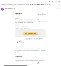 Aug 28, 2020 · electronic media might be a good avenue to communicate personally to each employee about a delay in the payment of their salaries. Amazon Help On Twitter We Re Sorry There S Been A Delay With Your Recent Order Once We Have An Update We Ll Let You Know By E Mail We Appreciate This Feedback Mg Https T Co F3bagsrodh