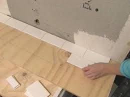 Installing ceramic floor tile is a fairly easy update you can do this weekend. How To Tile Bathroom Walls And Shower Tub Area How Tos Diy