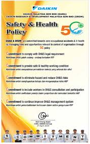 For example, they include requirements for: Safety Daikin Malaysia Sdn Bhd
