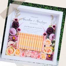 Flash sale 10feb ayra is pleased to open a 3 d (empty) frame order for you interested in your own deco (diy) frame your mask marriage. Replika Frame Mas Kahwin Nilai Mas Idea Hantaran By Nh Facebook