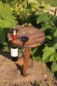 Wine Table Outdoor Wine Table Picnic Wine Table Outdoor Wine Holder Wine Table Wedding Gift Housewarming Wine Gift Cool Wine Gift Wein Tisch Wein Halter Wein Geschenk