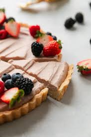 Chocolate Cheesecake Tart With Berries Recipe Cheesecake Tarts Tart Recipes Desserts
