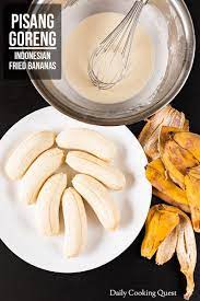 Pisang Goreng Indonesian Fried Banana Recipe Fried Bananas Banana Recipes Asian Cuisine Recipes
