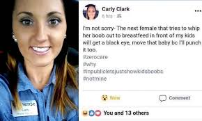 Manager is 'sacked' after threatening to punch breastfeeding mothers