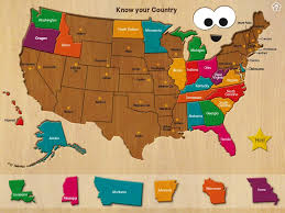 Wood Puzzle Usa Map Bestappsforkids Com Homeschool Social Studies States And Capitals Teaching Social Studies