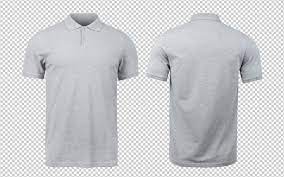 Premium Psd Grey Polo Mockup Front And Back Gray Polo Polo T Shirts For Men Grey Polo Shirt