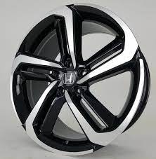Rims for the accord began as 13 and 14 steel and alloy rims with painted and machined finishes and spokes ranging from 6 to 24. 19 2018 19 Fits Honda Accord Sport Civic Si Exl Acura Black Machined Wheels Set Of 4 19x8 5 Rims Stock Wheel Solutions