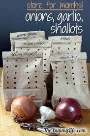 How To Store Onions Garlic Shallots Recipe Helpful Hints Food Store Greatful