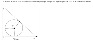 Radius Of The Incircle Of A Right Angled Triangle | Jp Sir - Youtube