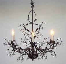 Black Wrought Iron And Crystal Chandelier Wrought Iron Crystal Chandelier Wrought Iron Chandeliers Iron Chandeliers Candle Style Chandelier