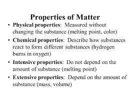 In this video we will learn about physical and chemical properties of matter and go over few examples of each. Chemistry Is The Study Of The Properties And Behavior Of Matter Ppt Download