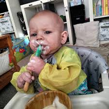 My baby turned 6 months yesterday, we tried broccoli today for her first  but she hated it. I gave her some mashed with breast milk and some florets  which she just squeey.