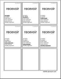 Je reçois tu reçois il/elle reçoit nous je reçus tu reçus il/elle reçut nous reçûmes vous reçûtes ils/elles reçurent. French Jeu Des Sept Familles Verbe Recevoir Au Present Abcteach