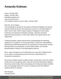 Biology Cover Letter Samples Templates Pdf Word 2021 Biologist Cover Letters Rb Cover Letter Example Letter Example Cover Letter For Resume
