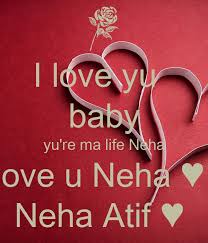 Trust in me when i say. Heart Wallpaper Neha Name Image