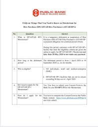 This article is an analysis of the hire purchase agreement. Karenæˆ¿åœ°äº§æŠ•èµ„é¡¾é—® Public Bank Hire Purchase Faq Public Facebook