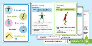 Abc yoga cards by sarah jarvis at teachers pay teachers . Yoga Poses For Kids Wellbeing Health Benefits Year 1 6