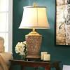 Oneach maria rustic table lamp set of 2 bedside desk lamp reading table lamp sets for bedroom living room study 20 dark brown 4.6 out of 5 stars 367 $59.99 $ 59. 1