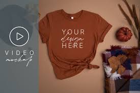 Pin On Fall T Shirt Mockup Videos