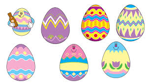 Huevos de Pascua HD | DibujosWiki.com