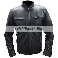 Fast And Furious 6 Vin Diesel Black Leather Jacket Jackets Black Leather Jacket Jacket Style