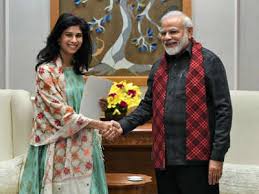 Chief economist of the international monetary fund. Imf Chief Economist Gita Gopinath Meets Pm Modi Times Of India