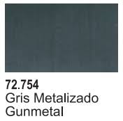 Vallejo Game Air Color Colour Gunmetal 72754