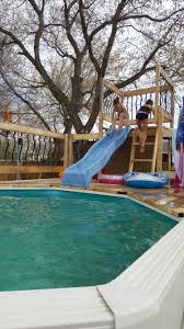 If You Re In The Confusion Of Choosing Which One You Should Go With In Ground Pool Or Above Ground Pool Slide Swimming Pool Slides Above Ground Swimming Pools