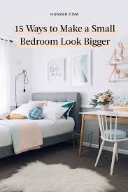 15 Cool Ways To Make A Small Bedroom Look Bigger Hunker Small Bedroom Small Bedroom Inspiration Small Room Bedroom