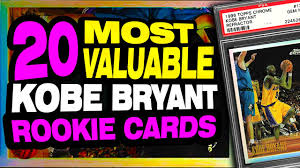 Jun 11, 2021 · the bryant card went for $1.75 million, the highest sum of the evening. Top 20 Kobe Bryant Rookie Cards To Invest In Before He Gets Into Hall Of Fame Youtube
