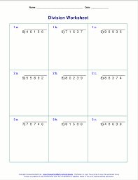 Worksheets For Division With Remainders