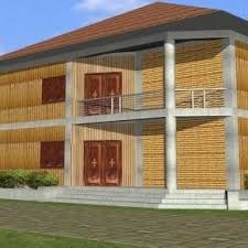 Features of a bamboo house. A Two Storied Resorts Made Of Bamboo Wall Download Scientific Diagram
